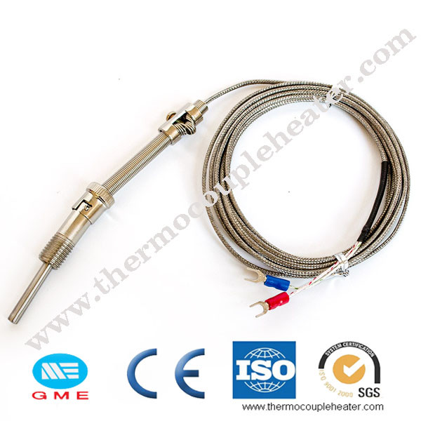 Thread M6 Screw Probe Temperature Sensor K J Type Thermocouple For PID Controller