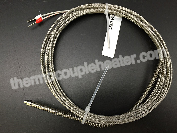 Type J Miniature Adjustable Thermocouple For Plastic Industry