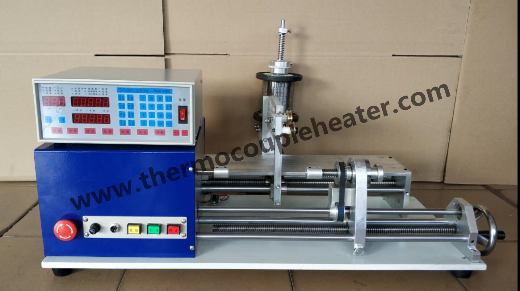 Mica Band Heaters Heating Resistance Wire Roll Winding Machine AC 220V