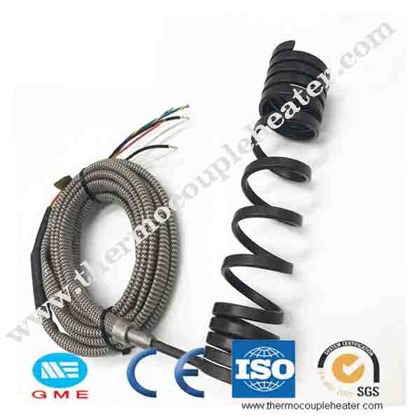 Electric Stainless Steel Brass Thermocouple J Hot Runner Coil Heater