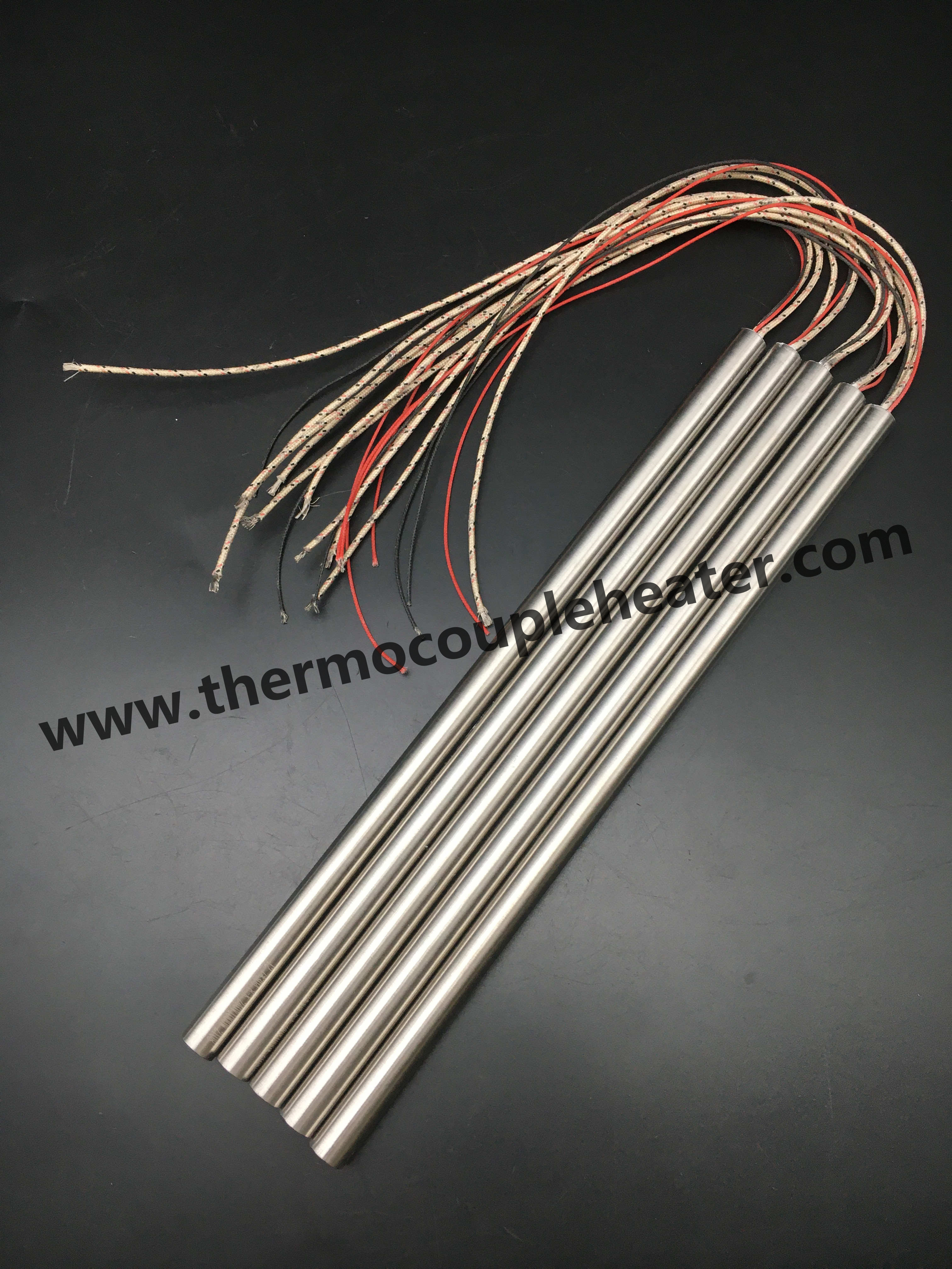 Internally Connected SS Sheath Cartridge Heaters With Builtin K Thermocouple