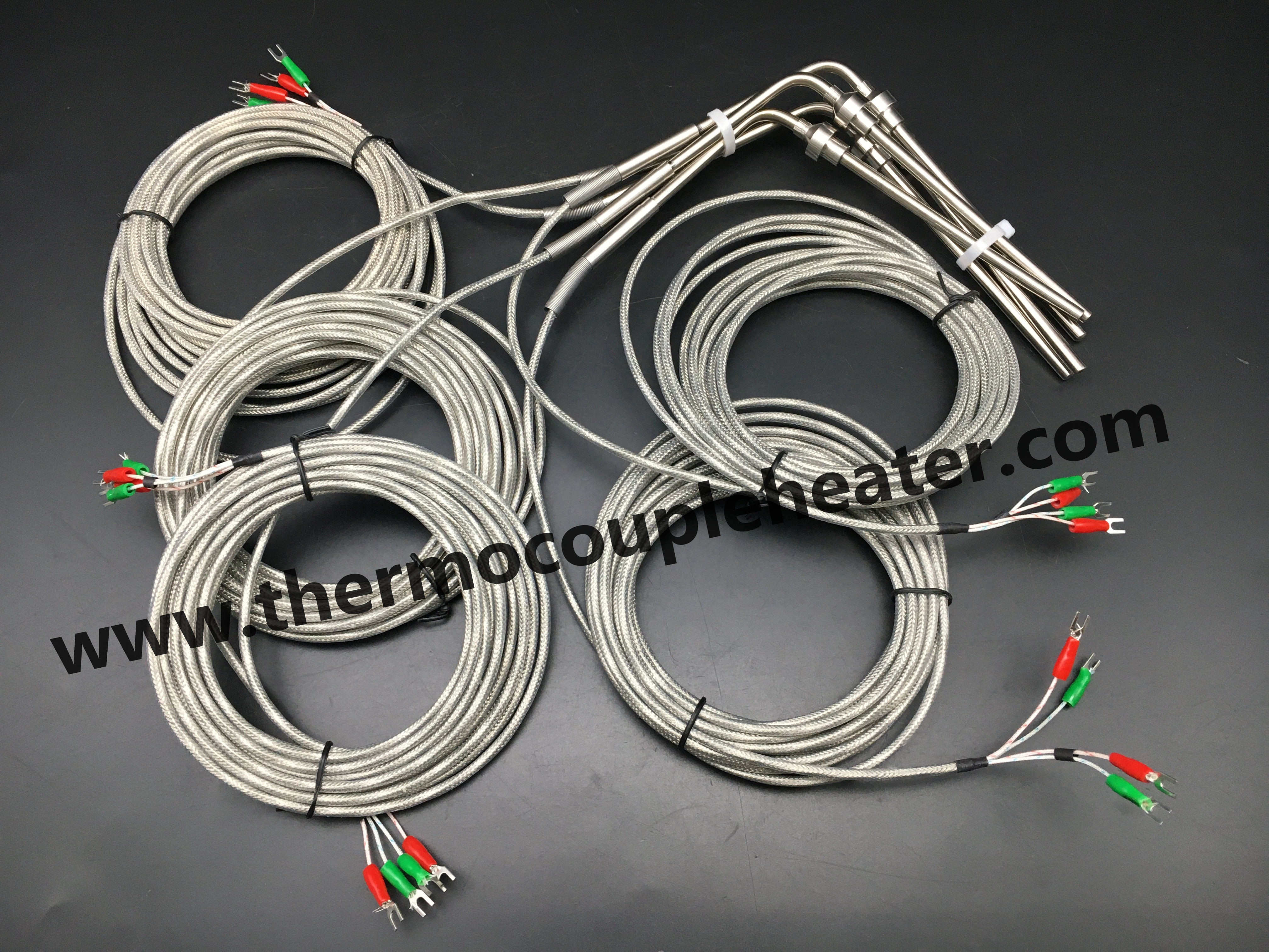 Exhaust Gas Temperature Sensor Thermocouple Type K Duplex 4 Wire