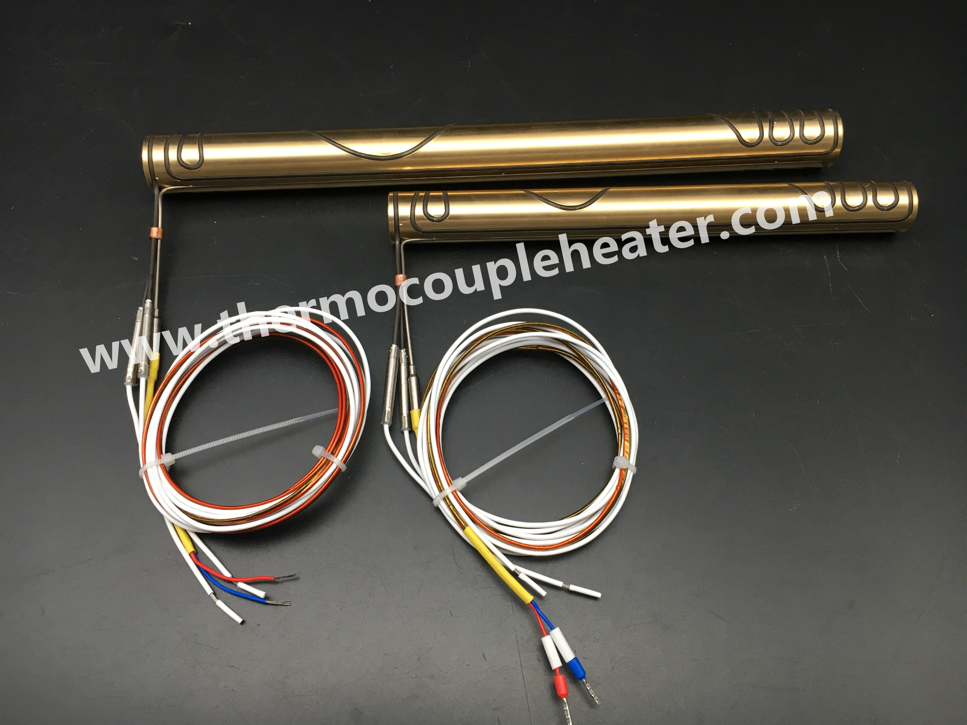 Mini Tubular Resistor Brass Coil Heaters 220 - 400V For Nozzle Heating