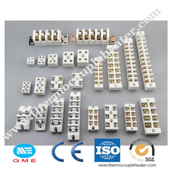 15A 25A 30A 50A 2 Way Ceramic Terminal Block 2 Pole Ceramic Connecting Terminals