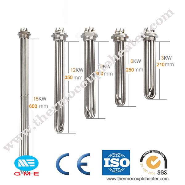 Industrial Electric Coil Water Screw Immersion Heater Heating Element 3000 Watt