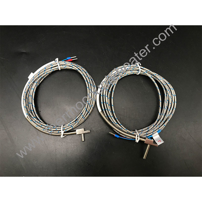 Type K/J Temperature Sensor Screw Type Thermocouple 4x12mm And 4x25mm With 3 Meters