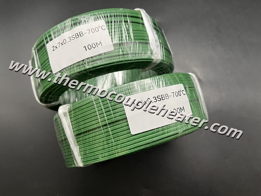 Thermocouple Compensating Cable Type S Special Fiberglass Insulation Temperature Resistance 700℃