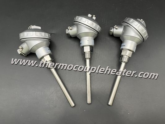 Accurate Stable Assembled PT100 RTD / Thermocouple Temp Sensor with Transmitter  4~20mA