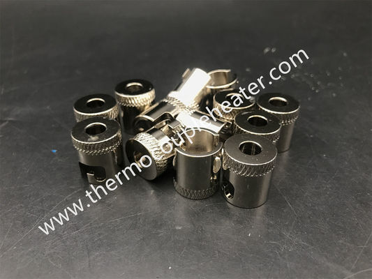 NICKEL PLATED BRASS BAYONET CAPS Single Slot for Springs-type Thermocouple