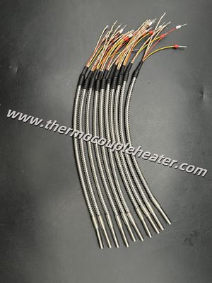 Durable Cartridge Heaters With Flexible Steel Hose Protection