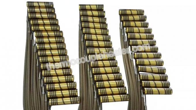 High Electrical Resistance Brass Tube Coil Heaters For Injection Mould