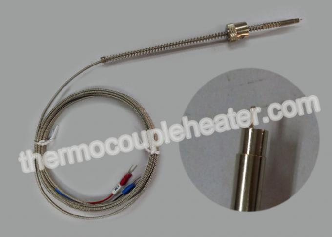 Customized K type Thermocouple RTD with stainless steel lead wire , 12-480V