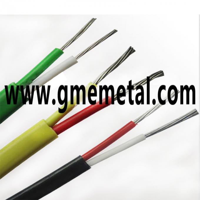 Fiberglass Braided Heat Resistant Electrical Wire , Silicone Rubber Insulated Cable
