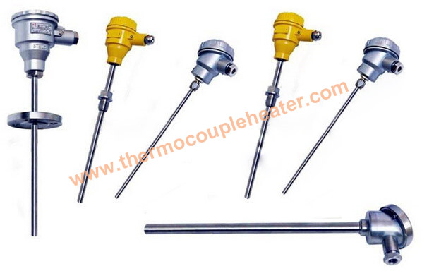Stainless steel probe Thermocouple RTD sensor k type with K E J B R S type thermocouple