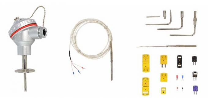 Platinum Rhodium Thermocouple RTD S Type High Temperature With Thread Fitting