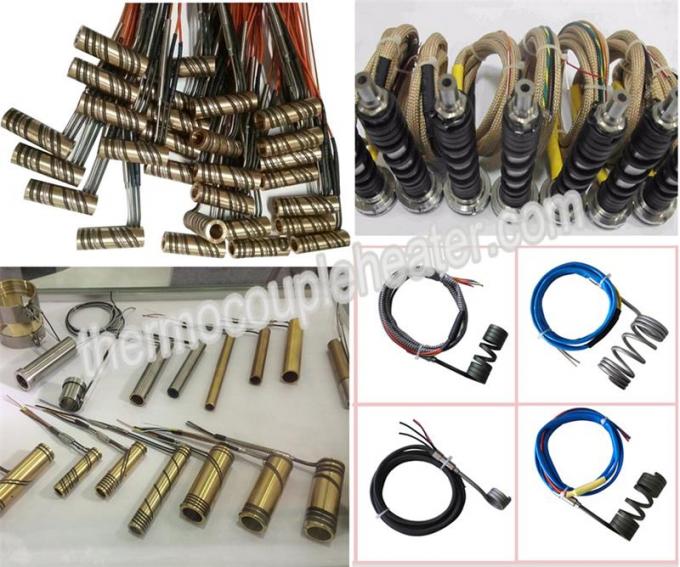 Injection Moulding Machine Spring Enail Hot Runner Coil Heaters With Thermocouple J