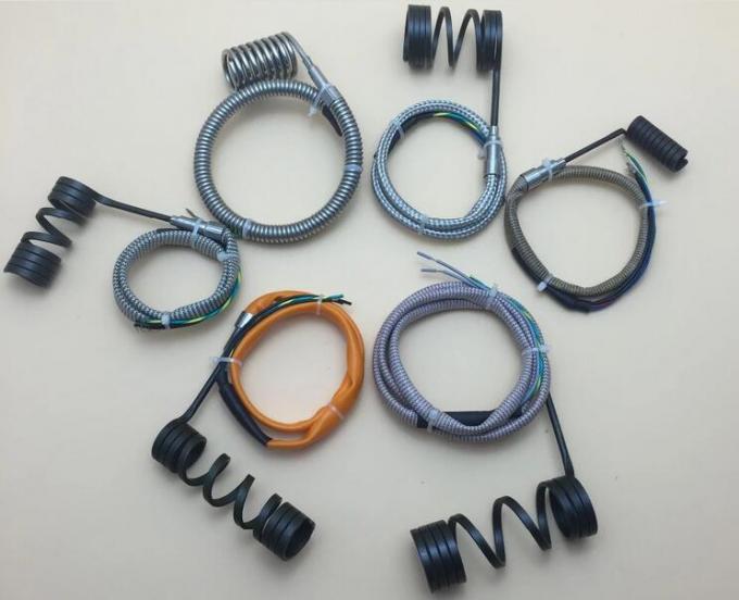 Hot Runner Coil Heaters And Cable Heaters With Thermocouple K / J For Injection Moulding