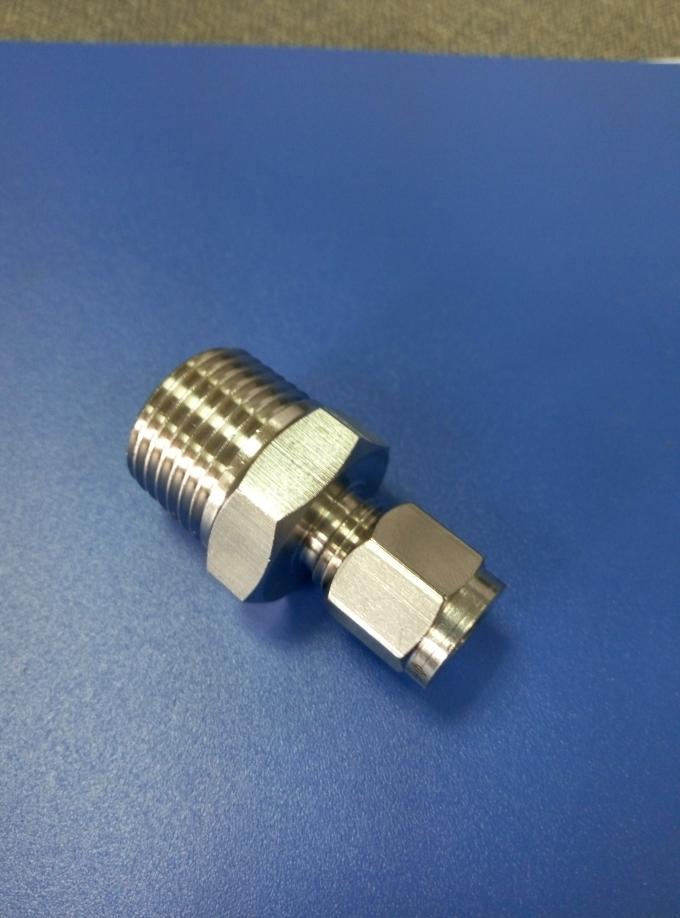 Nickel Plated Brass Thermocouple Bayonet Fittings Adaptor As Thermocouple Accessory