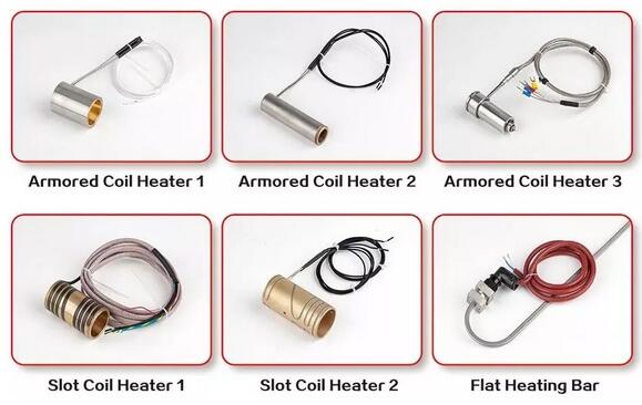 Hot Runner System 5 Wire Industrial Electric Coil Heaters For Injection Molding