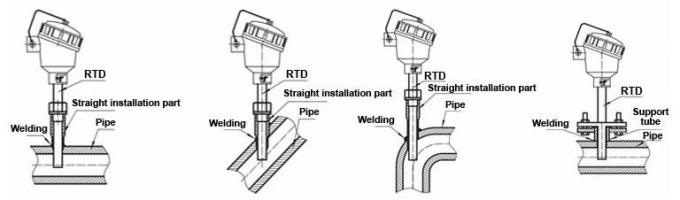 Armored K Type Thermocouple Rtd Temperature Sensor For Electric Stove