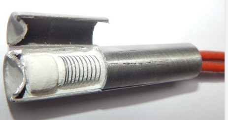 Custom Made Pointed Tip Cartridge Heaters With Built In Thermocouple