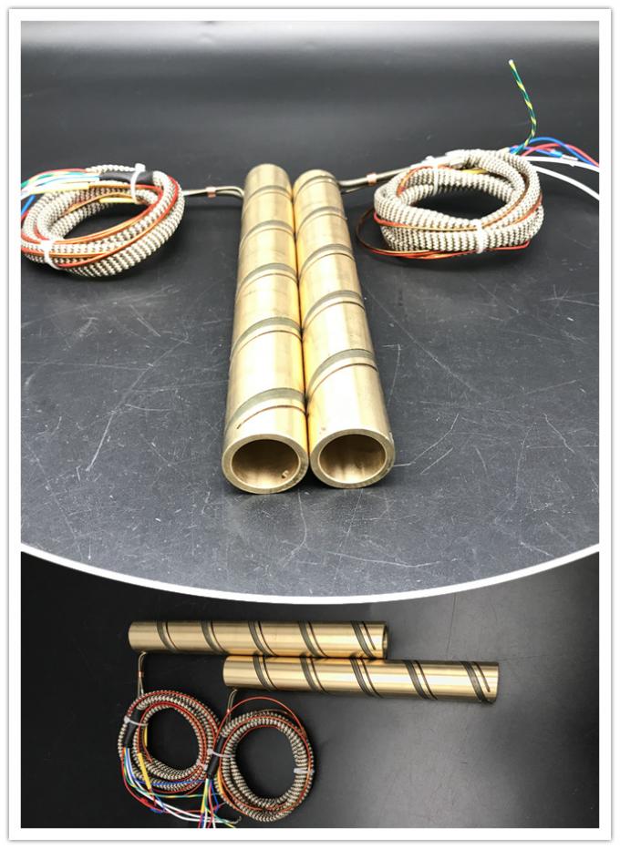 Hot Runner Pressed In Brass Coil Heater 220v 230v 240v With Thermocouple