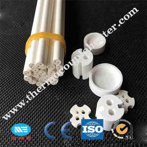 High Density 95% MgO Ceramic Tube For Thermocouple Protection