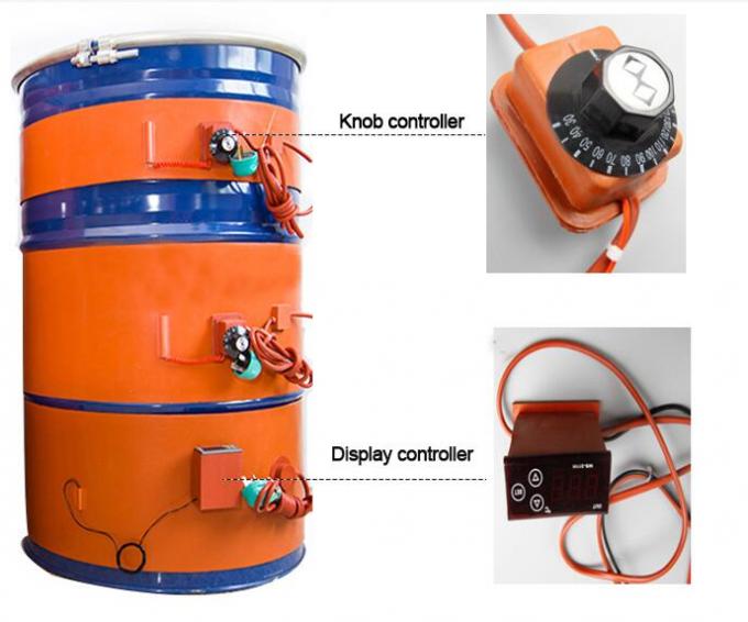 220v 200l 55 gallon electric silicone rubber oil drum flexible industrial band heater