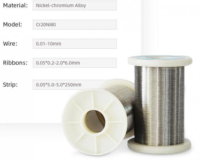 nickel chromium coil wire nichrome ni80cr20 wire 2.60mm nicr 80/20 nichrome