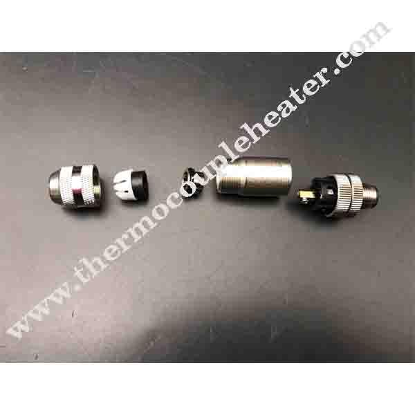 5 Pin Aviation Metal Electrical Connector 16-22AWG