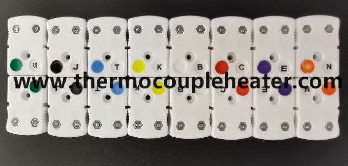 Ceramic Thermocouple Connector Type J Male And Female Standard Size