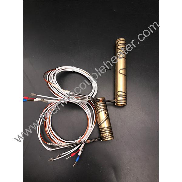 Customized Injection Mini-Press Brass Tube Coil Heaters For Hot Runner System