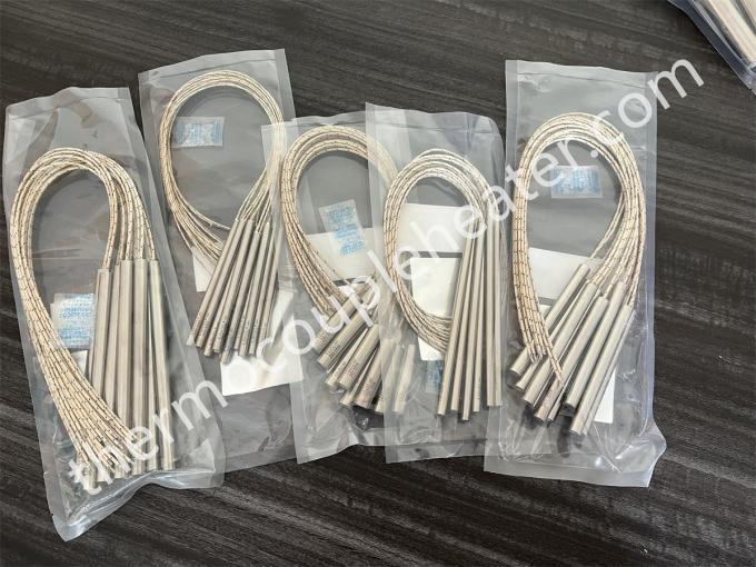 High Density Cartridge Rod Heater for Pellet Igniter 240V 1000W Electric Mold Cartridge Heater with Crimped Leads