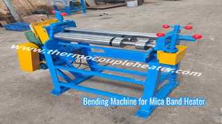 Motorized 3-Roll Bending Machine For Mica Band Heater Manufacturing